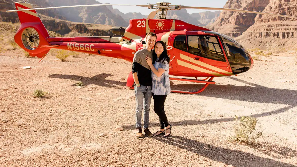 Land on the canyon floor on a Grand Canyon tour from Las Vegas, Nevada